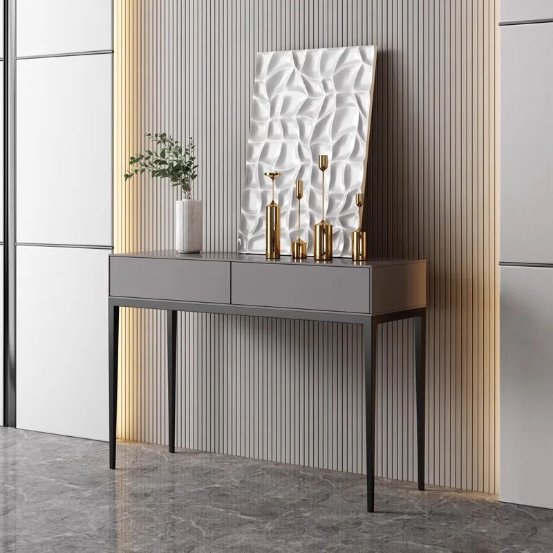 

French Trendy Console Tables Entryway With Storage Classic Vintage Console Table Elegant Design Bureau Furniture Living Room