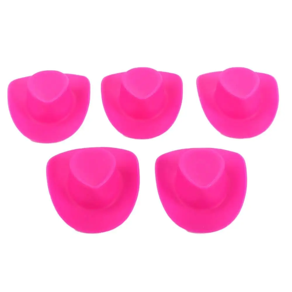 Accessori per bambole Regalo Giocattoli in miniatura Bambola da 30 cm Cappello per bambola da cowgirl rosa Mini cappello per bambola Cappello da cowboy Cappello per bambola