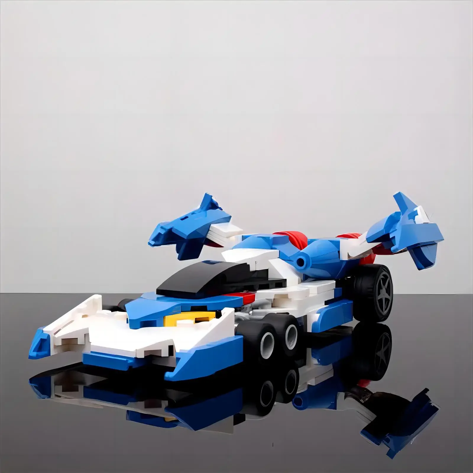 

Креативный городской автомобиль, строительный блок, формула MOC, супер гоночная модель Asurada GSX, сделай сам, детская головоломка, сборная игрушка, подарок на день рождения