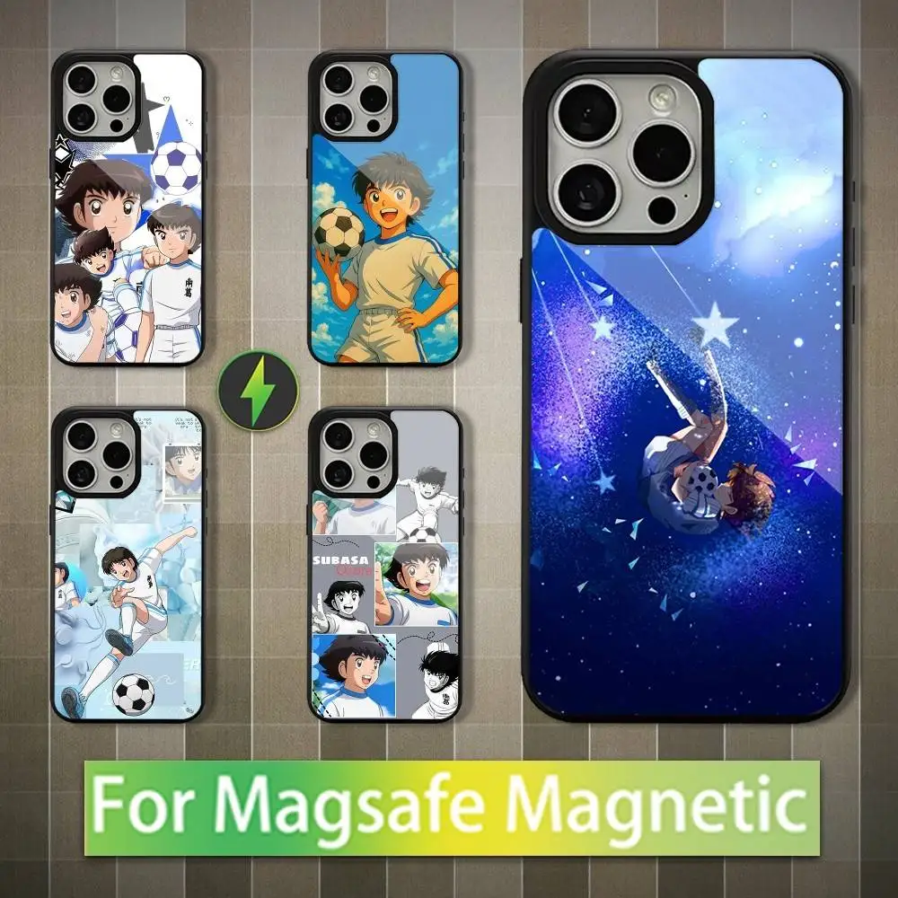 

Anime C-Captain T-Tsubasa Phone Case For iPhone 16,17,15,14,13,12,11,Pro,Max,Plus,Mini,Magsafe,Magnetic Wireless Charging Case