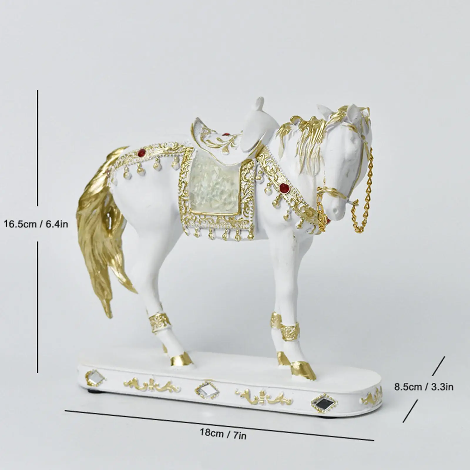 Horse Statue Decor Desk Decoration Birthday Gift Collection Creative Resin Sculpture for Home Study Office Cabinet Bookshelf image 6