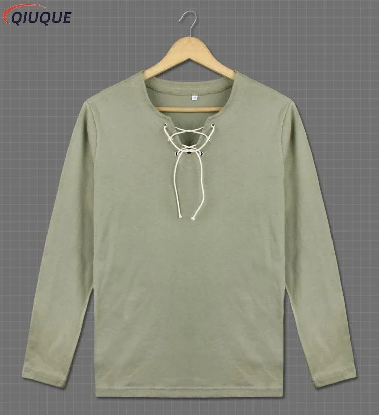 Costume de Cosplay Eren Jaeger, T-shirt vert à manches longues/courtes, chemise décontractée quotidienne, vêtements Anime