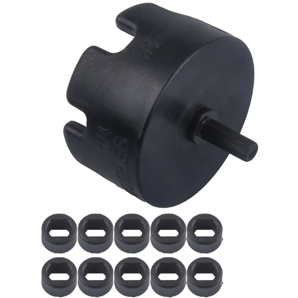 1set Nut Zipper Drill Attachment Remover Bolt Extractor Socket Wrench Conduit Racks Power Tools Replacement Drill Accessories - view 2
