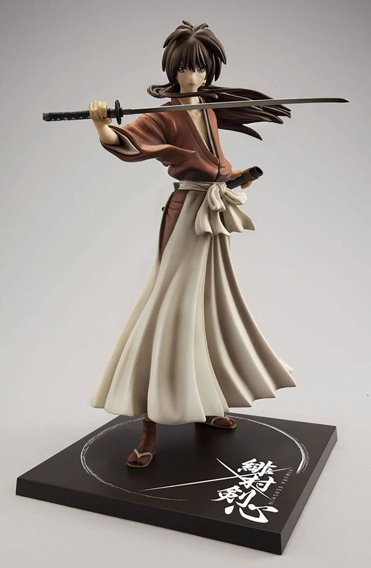 Original MegaHouse GEM Rurouni Kenshin Himura Kenshin figure 1/8 Anime Action Figure Collection  Model Toy 19.3CM In Stock