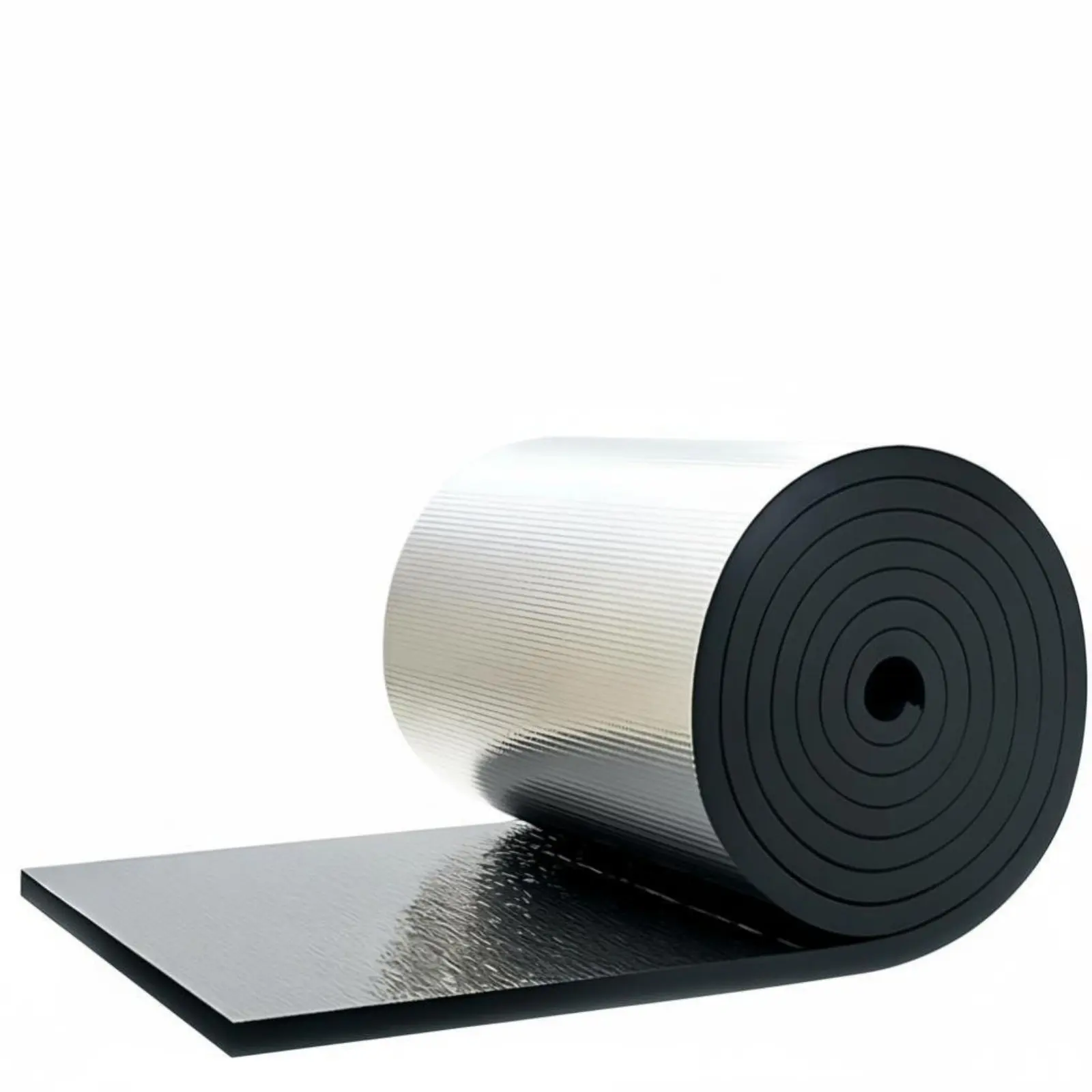 

Thermal Insulation Aluminum Foil Rubber Foam Board, Ceiling, Sunroom, Soundproof, Waterproof, Multi-Thickness