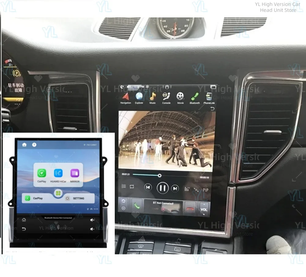 Multimedia Screen For Porsche Cayenne Macan /Panamera 2010-2017 Car Radio Carplay GPS Navigation Radio Stereo Android Auto BT5.0