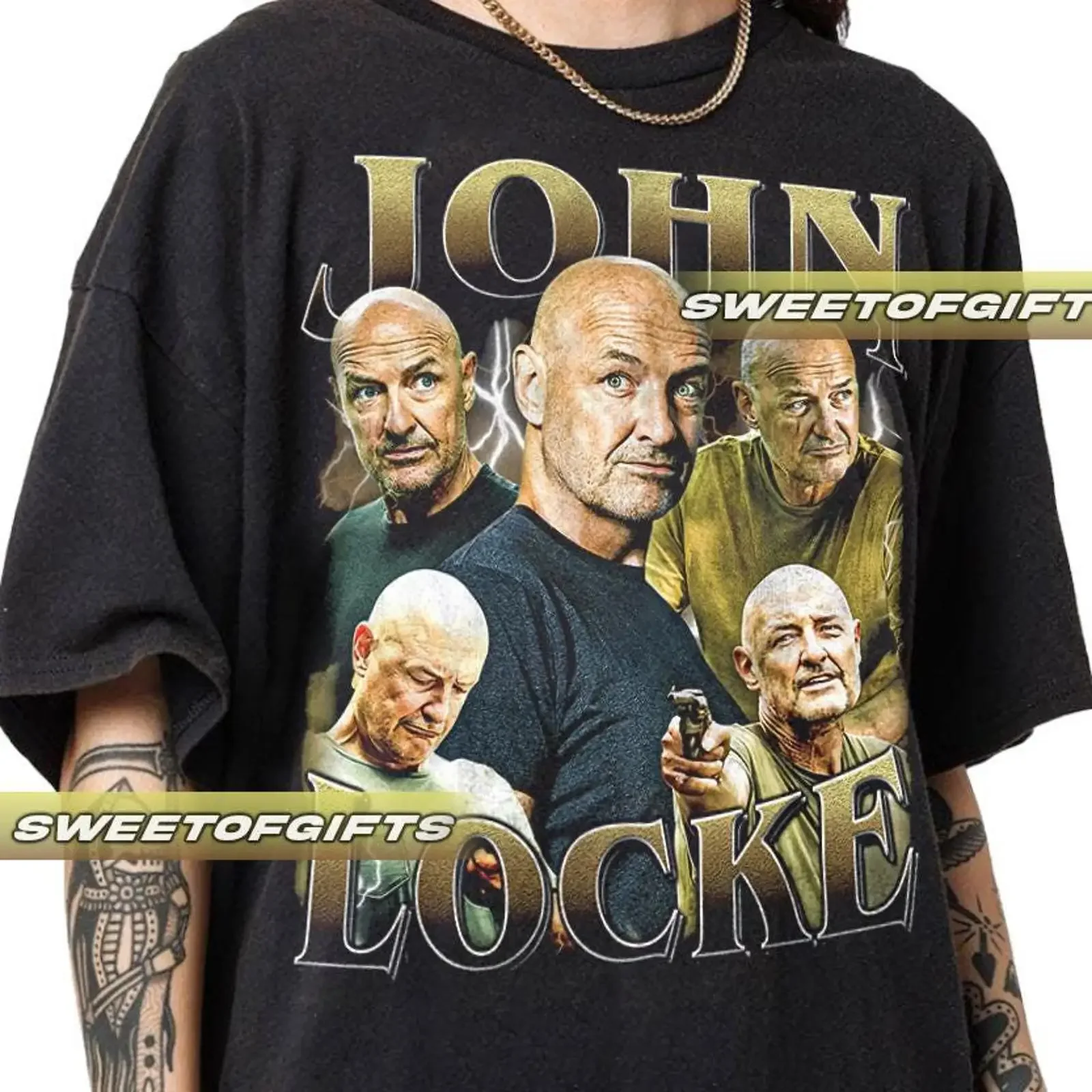 Винтажная футболка Limited John Locke для женщин и мужчин GP02, винтажная, с эффектом потертости, универсальная, удобная, мягкая, стильная, повседневная, слегка приталенная.