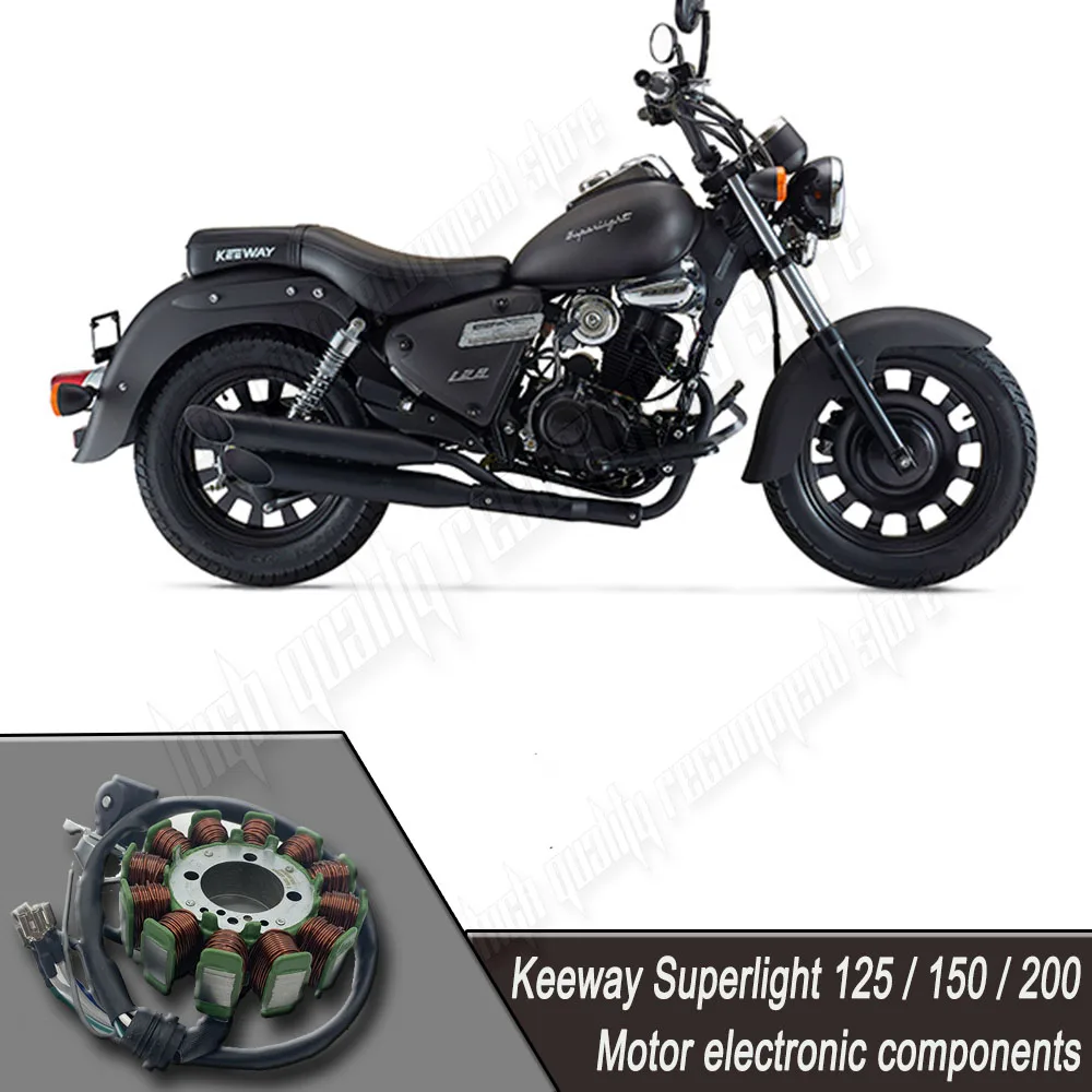 

Motorcycle Generator Stator Coil Assembly Kit Compatible with Keeway Superlight 125 / 150 / 200 Superlight125