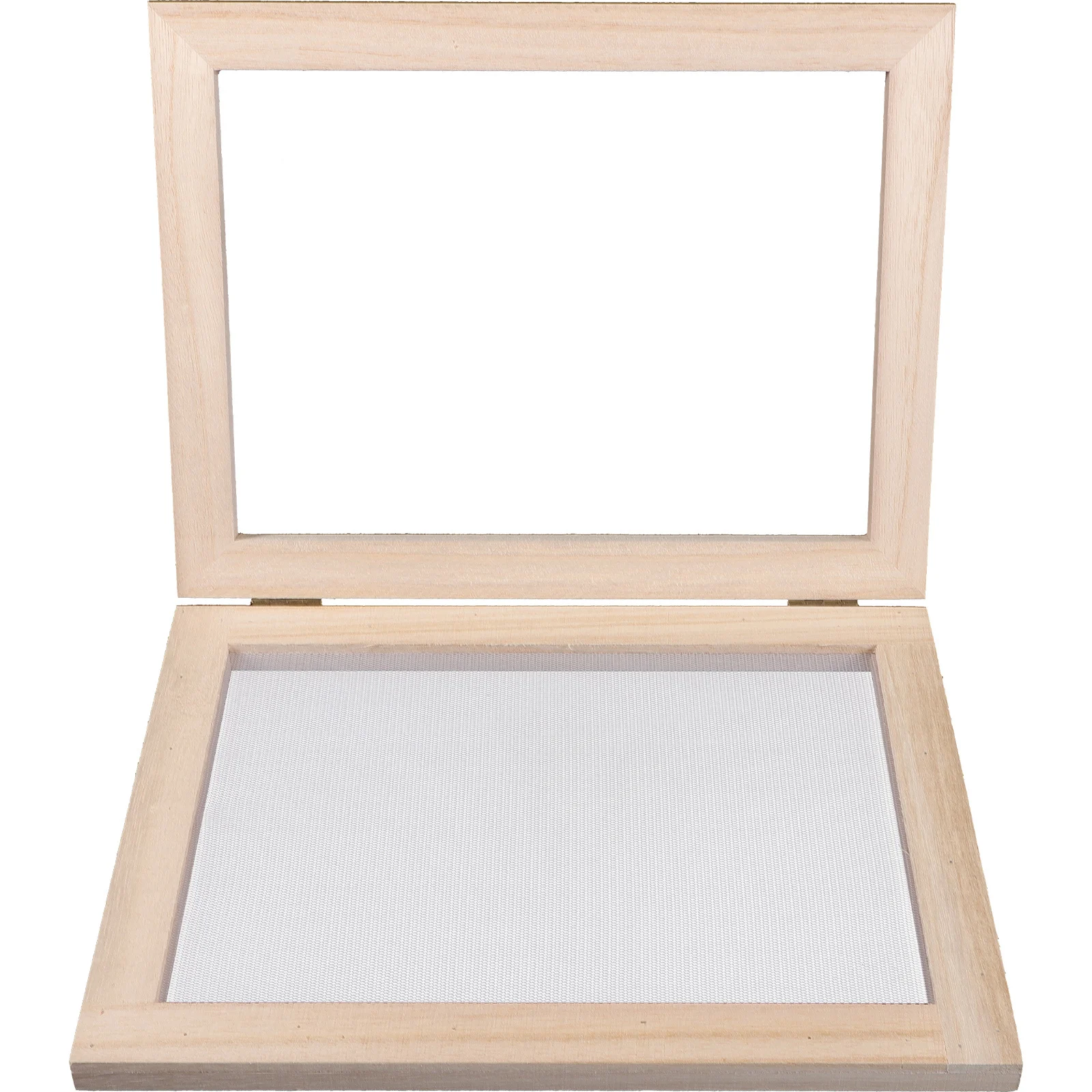 Diy Children Craft Making Kit Wooden Frame Screen For Handmade Paper Recycling Project Kids Craft Activity, Paper Making