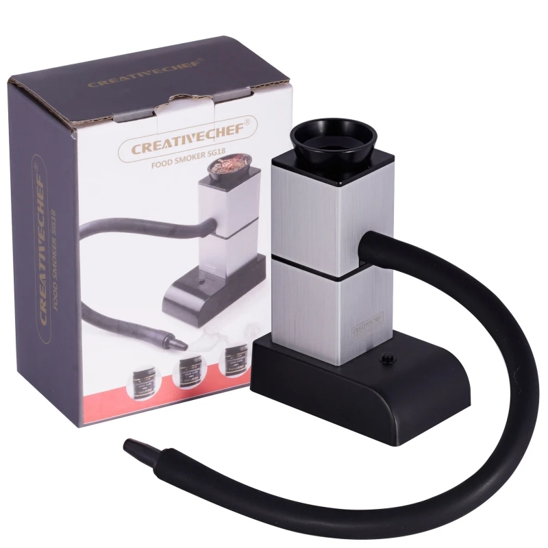 

Molecular Cuisine Smoking Gun Food Cold Smoke Generator Portable Wood Chips Bacon Smoker Smokehouse Cooking Bar Accessories