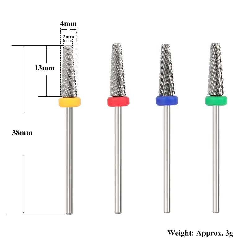 Forets à ongles en acier au tungstène 5 en 1, fraises pour manucure, enlever le vernis Gel, lime à ongles électrique, accessoires, outil