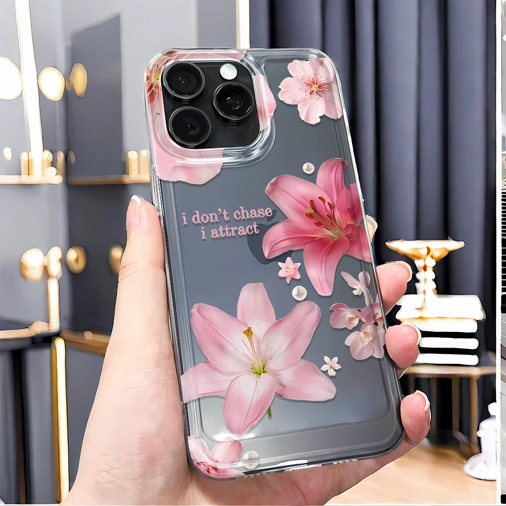 Pink Flowers Phone …