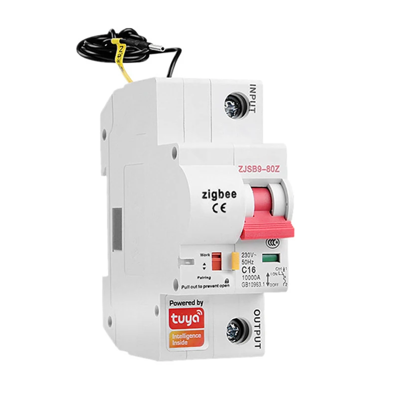 

220V 1P Smart Circuit Breaker WiFi Automatic Switch Overload Short Circuit Protection Alexa Google Home Compatible