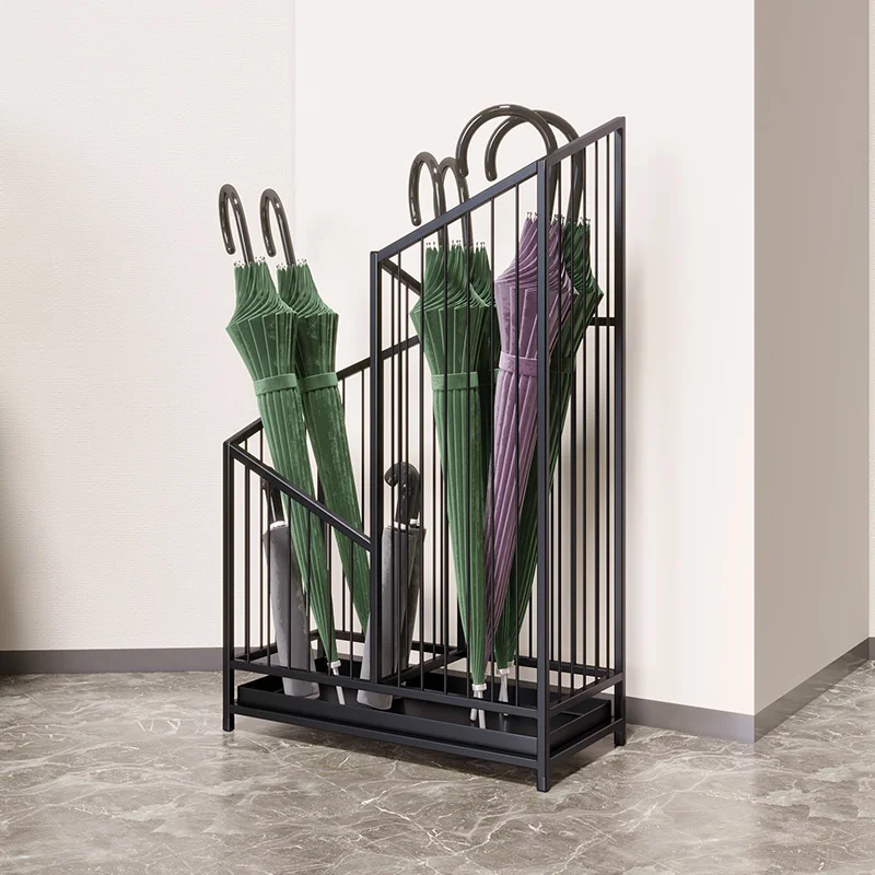

Hotel lobby umbrella rack commercial creative umbrella storage rack household small umbrella bucket door hanging umbrella