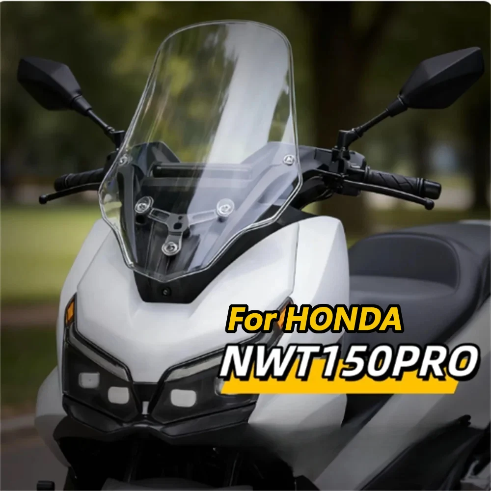

For Honda NWT150 PRO windshield modification PCX160 raised front windshield chest protector rain shield and deflector cover