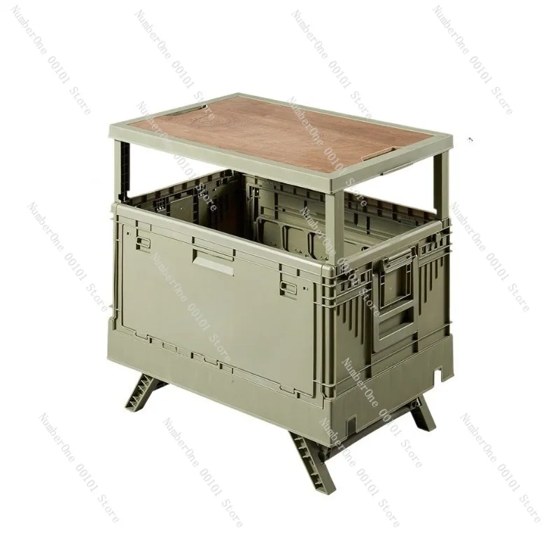 

Outdoor Camping Storage Box, Trunk, Moving and Turnover Box, Large Capacity Folding Storage Box for Vehicles, Organizing Box