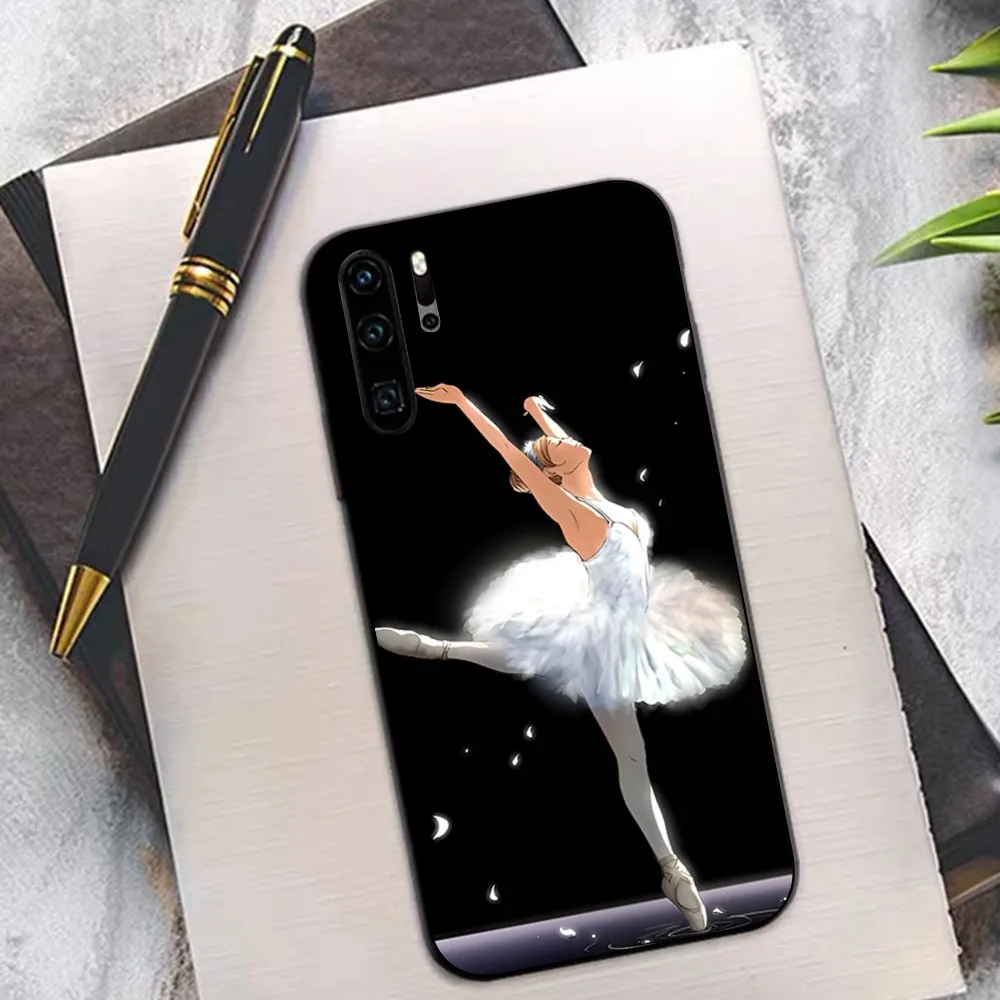 Ballerina Ballet Dance Girl Phone Case For Huawei P 8 9 10 20 30 40 50 Pro Lite Psmart Honor 10 lite 70 Mate 20lite