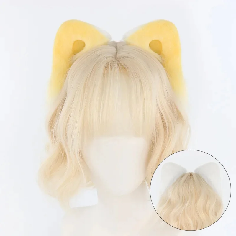 

JK Y2K Harajuku Beast Ear Hair Band Set Cosplay Fluffy Plush Beast Tail Lolita Kawaii Anime Handmade Cute Ear High Quality Suit