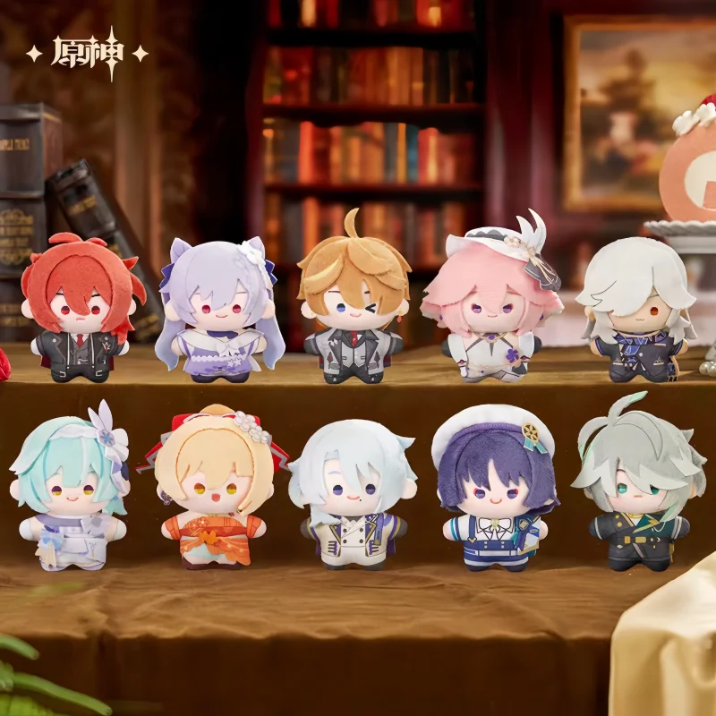 Neue Original Genshin Impact Candlelit Gala Serie Niedlicher Chibi-Anhänger Blindbox - Wanderer Figur Merchandise Überraschung Trendiges Geschenk
