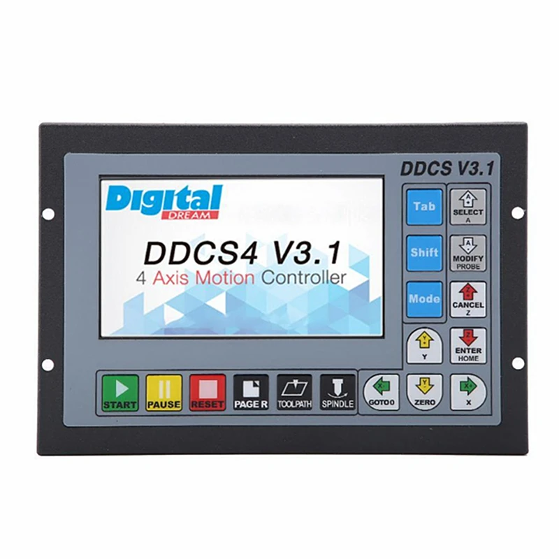 3/4 Axis 500Khz CNC Motion Controller DDCSV3.1 Offline Operate 1GB Internal G code Support USB Flash Disk for diy  machine