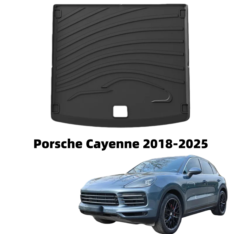 Für Porsche Cayenne 2018-2025 Allwetter TPE Anti-Rutsch Kofferraummatte Laderaumteppich Zubehör