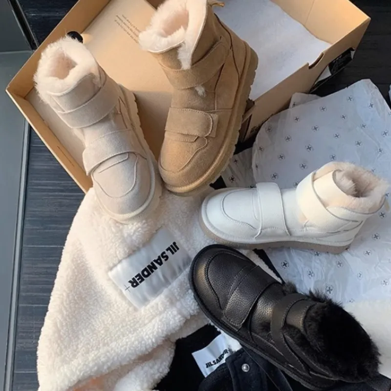 

Snow boots women 2025 autumn and winter short boots warm cotton boots cotton shoes women