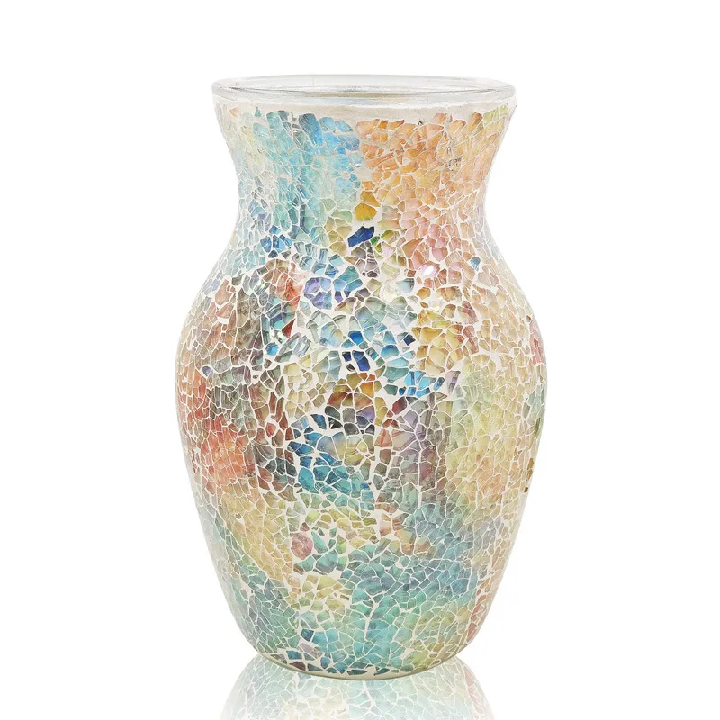 European Creative Magic Mosaic Mediterranean Vase