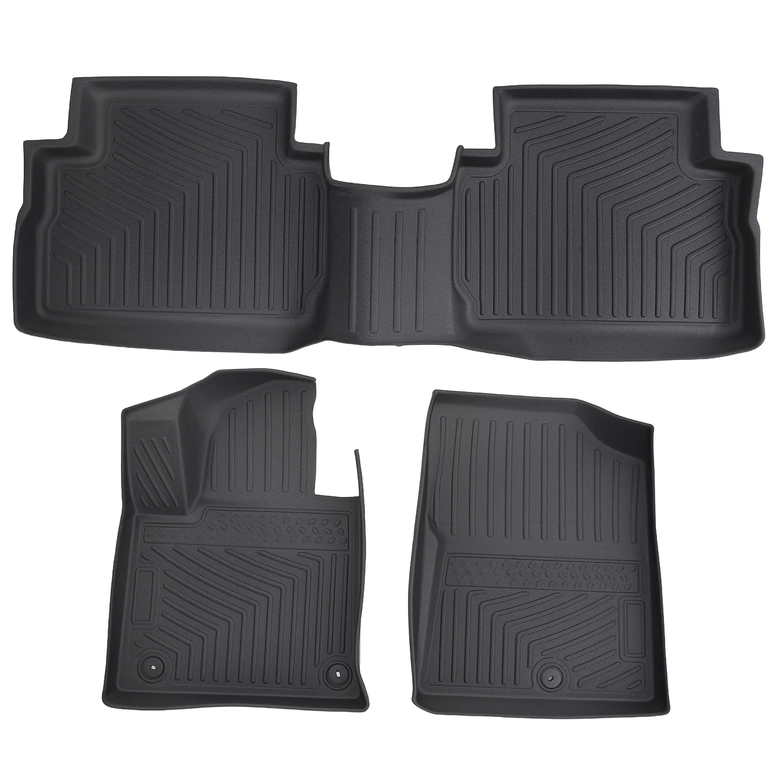 

Автомобильные коврики-вкладыши противоскользящие для Hyundai Santa Fe 5 мест 2021-2023, резиновые, из ТПЭ