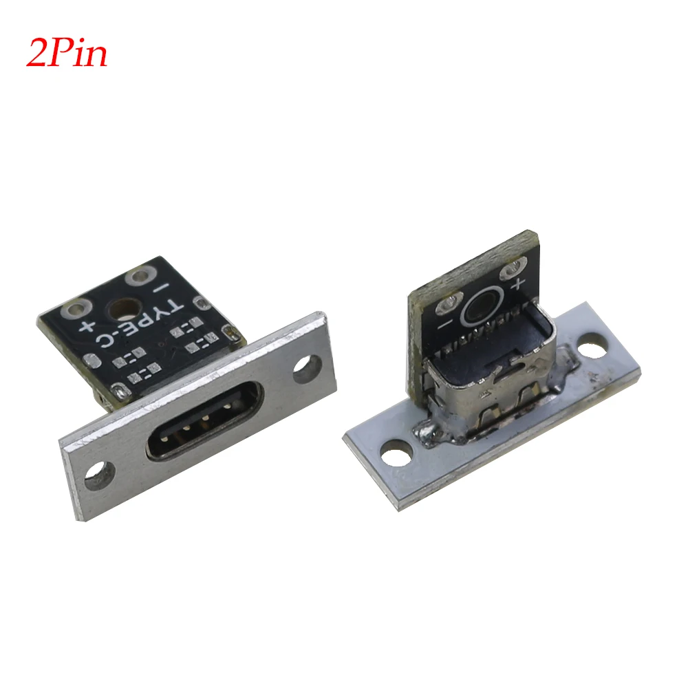 2/4/6P Type-C Female Double-sided Positive and Negative Plug-in Test Board USB3.1 With PCB Board Connector Data Charging Port