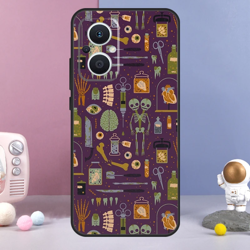 X-Ray Diergeneeskunde Funda Voor Oppo Reno 4z 5z 8T 4 5 6 7 8 Lite 10 Pro Oppo Find X2 Lite X3 Neo X 5X6 Pro Case