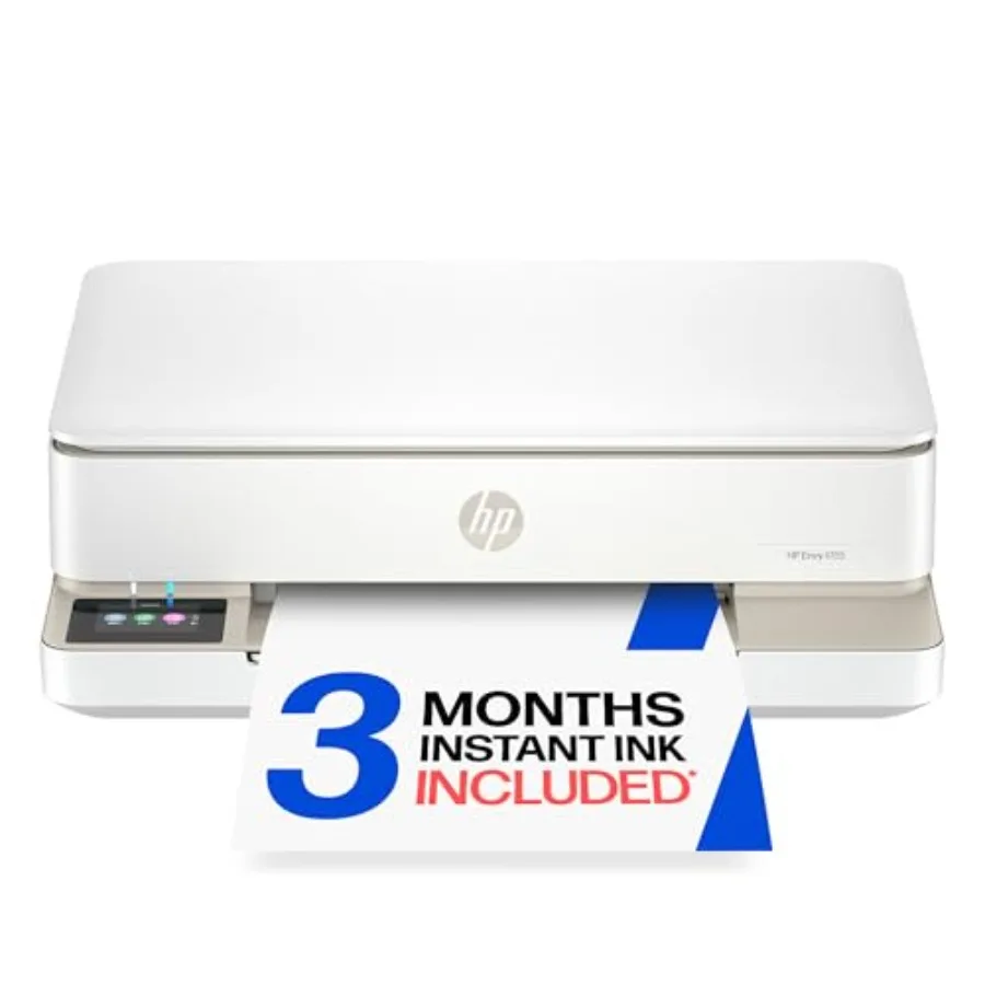 

Envy 6155 Wireless All-in-One Color Inkjet Printer, Print, Scan, Copy, Duplex Printing Best-for-Home, 3 Month Trial of Instant