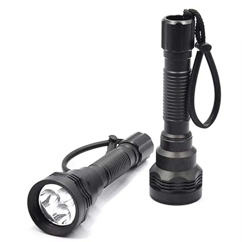 

26650 Battery Power Professional Cave Snorkeling Diving Flashlight Scuba 3 Light Emitting Diode Diving Flashlight