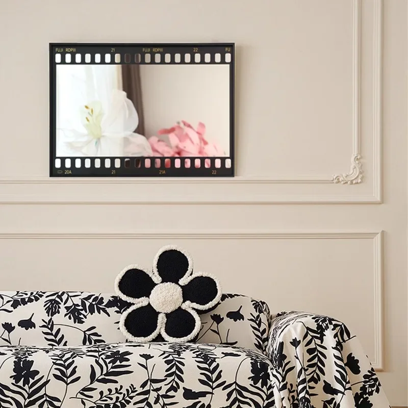 French Film Creative Mirror Makeup Mirror Irregular Shaped Living Room Decoration Mirrors Dekoracyjne Lustra Home Decoration
