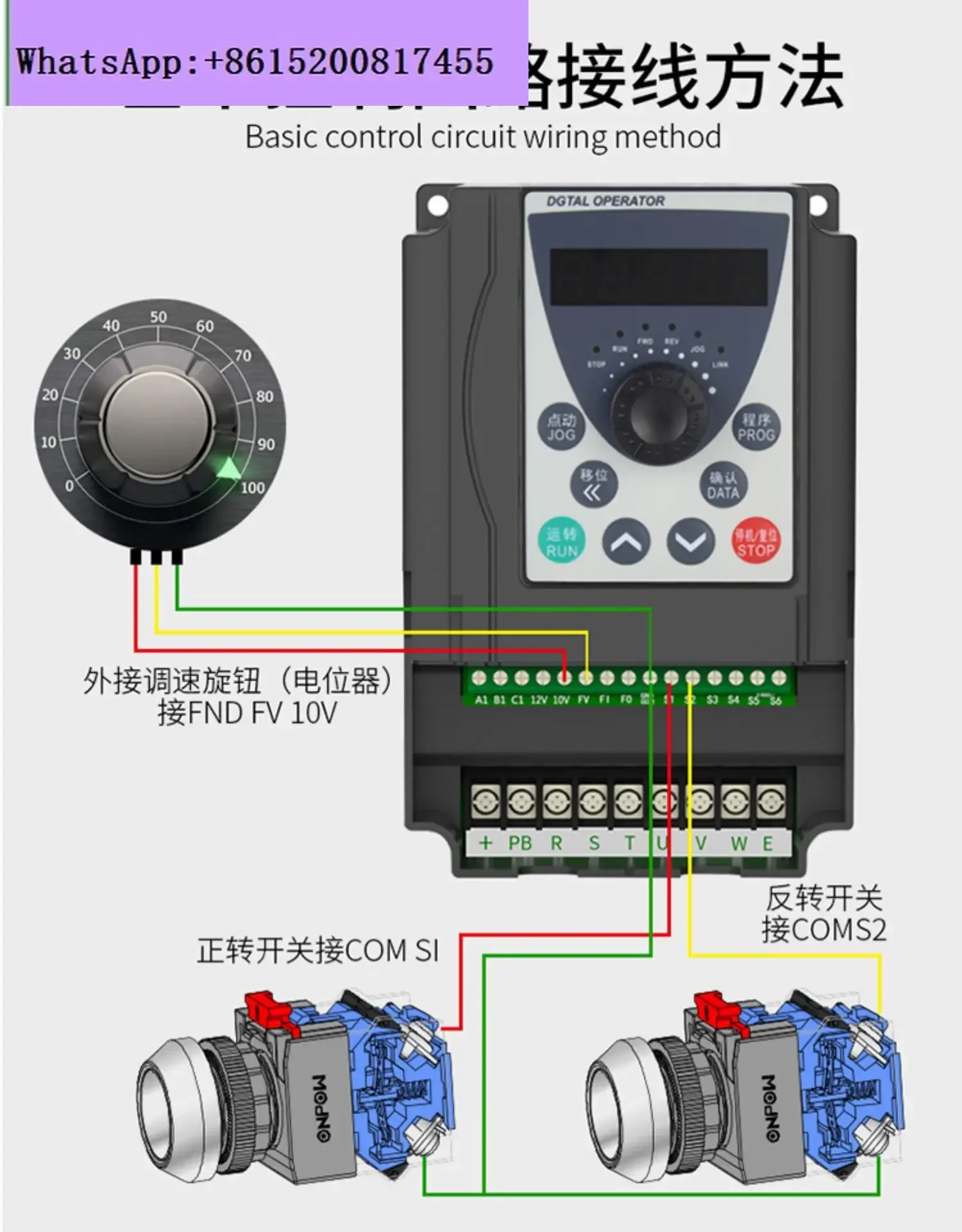 0.75kw-1.5kW-2.2 fan water pump motor governor single phase 220 in single phase 220 out