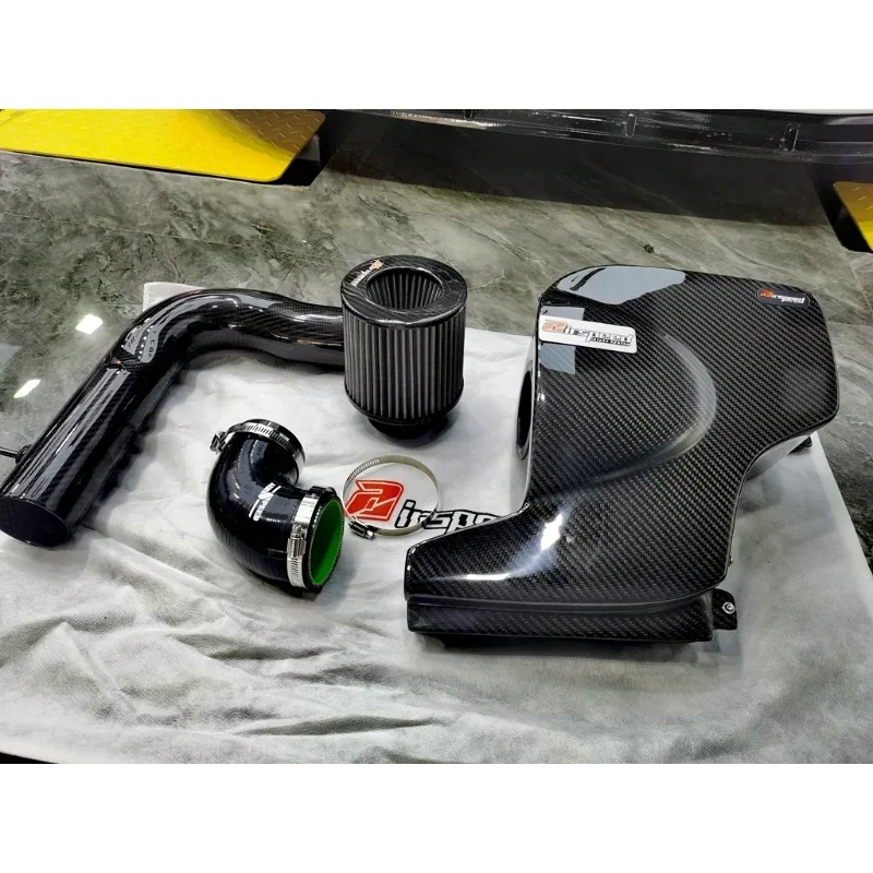 Factory Wholesale Dry Carbon Fiber 3K Twill Car Airspeed Cold Air Intake System Kits For AUDI A3 1.4T EA211