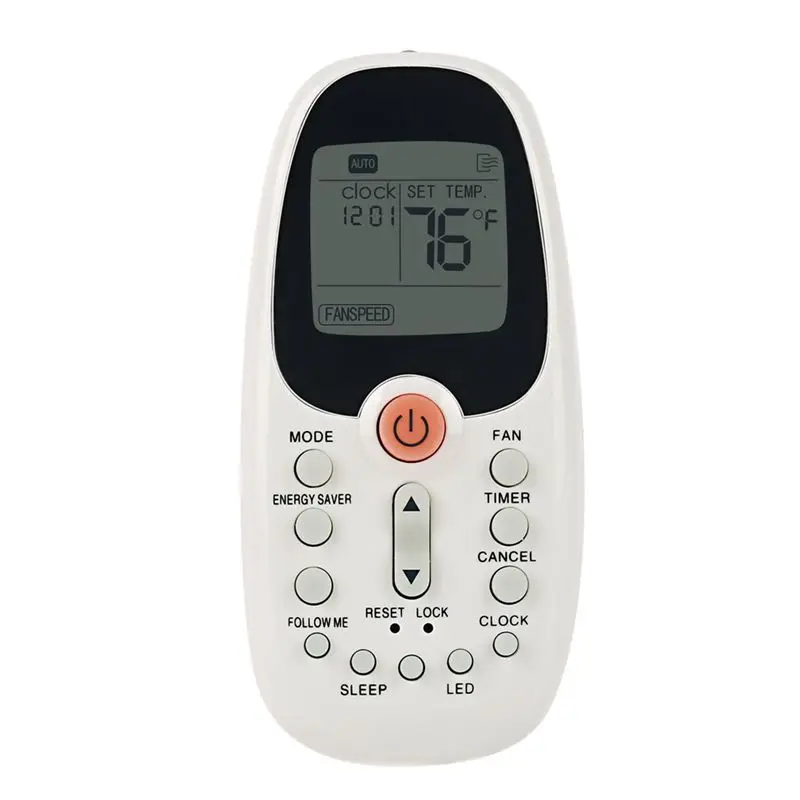 A68ZBG R09B Remote Control for Midea Air Conditioner KOMECO R09B/BGE R09B/BGCE Remote Control Replacement English