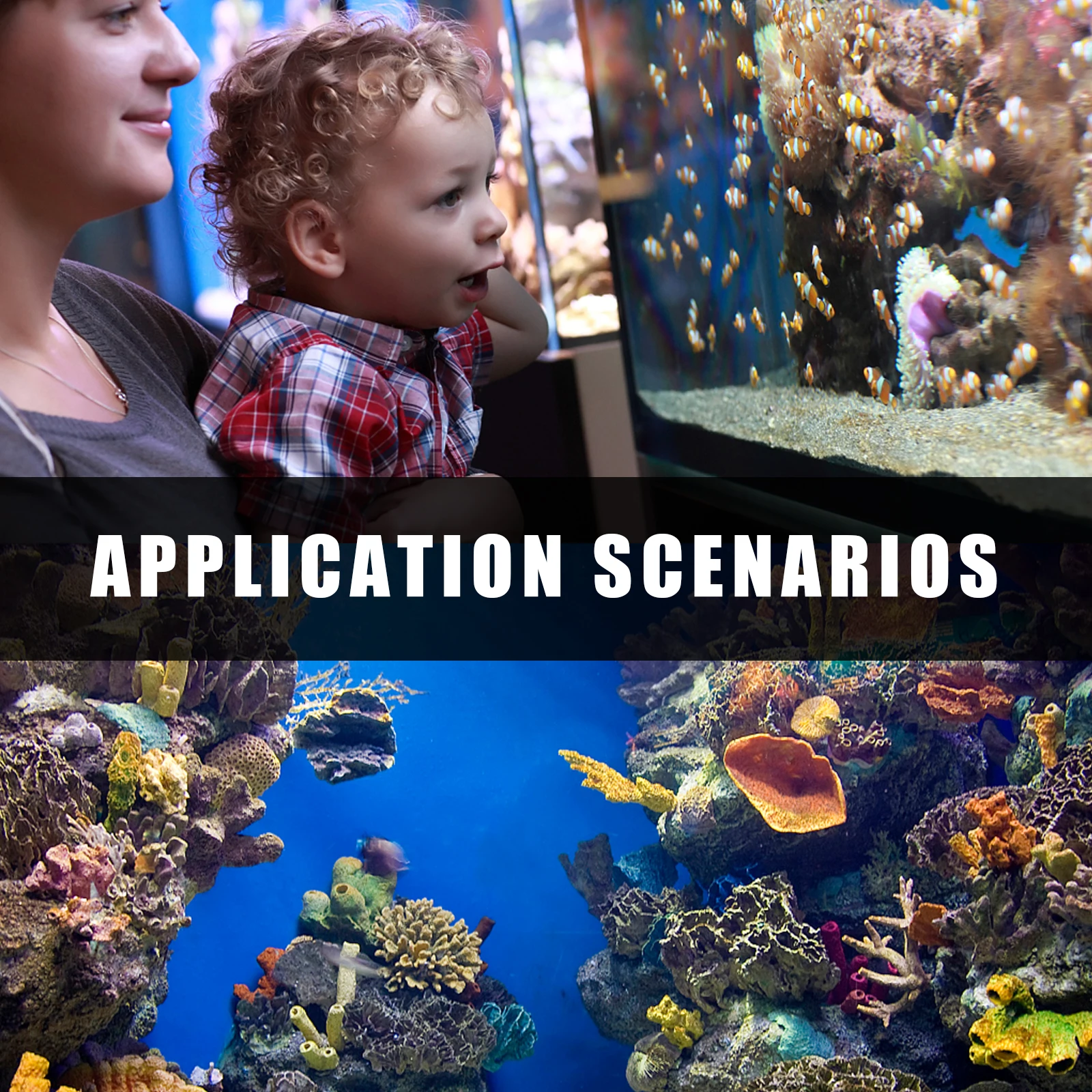 

2pcs Simulation Decor Premium Silicone Lifelike Artificial Aquarium Ornament For Fish Tank Marine Landscape Simulated