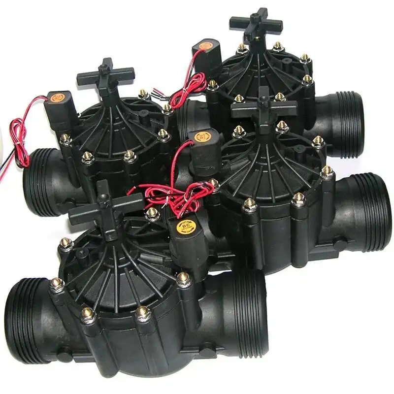 3 "ملف لولبي للمياه مغلق عادة 220 فولت 12 فولت 24 فولت نايلون Vae لري المناظر الطبيعية لحديقة المزرعة