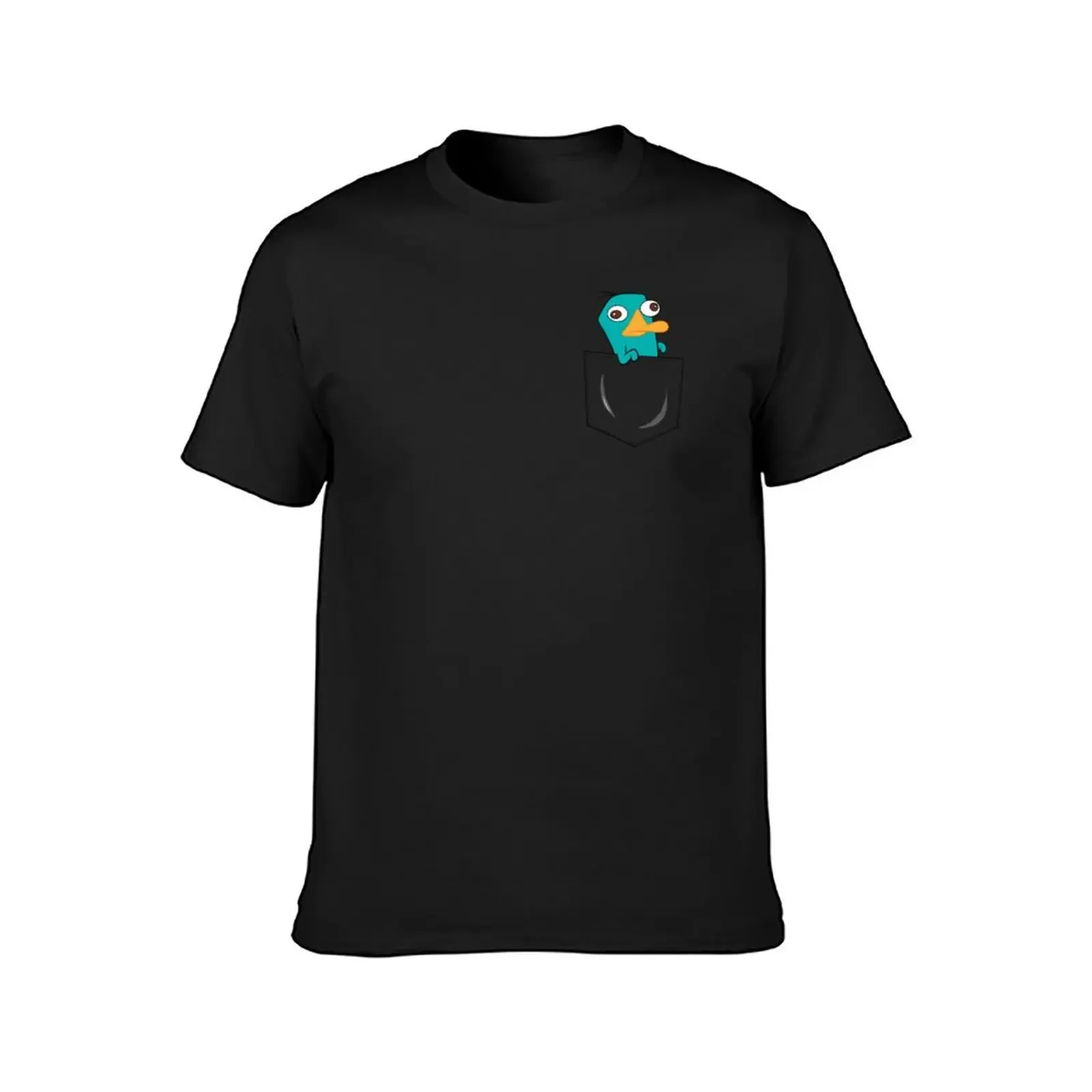 Perry the Platypus - Pocket T-Shirt for a boy quick-drying heavyweights Short sleeve tee plain t shirts men