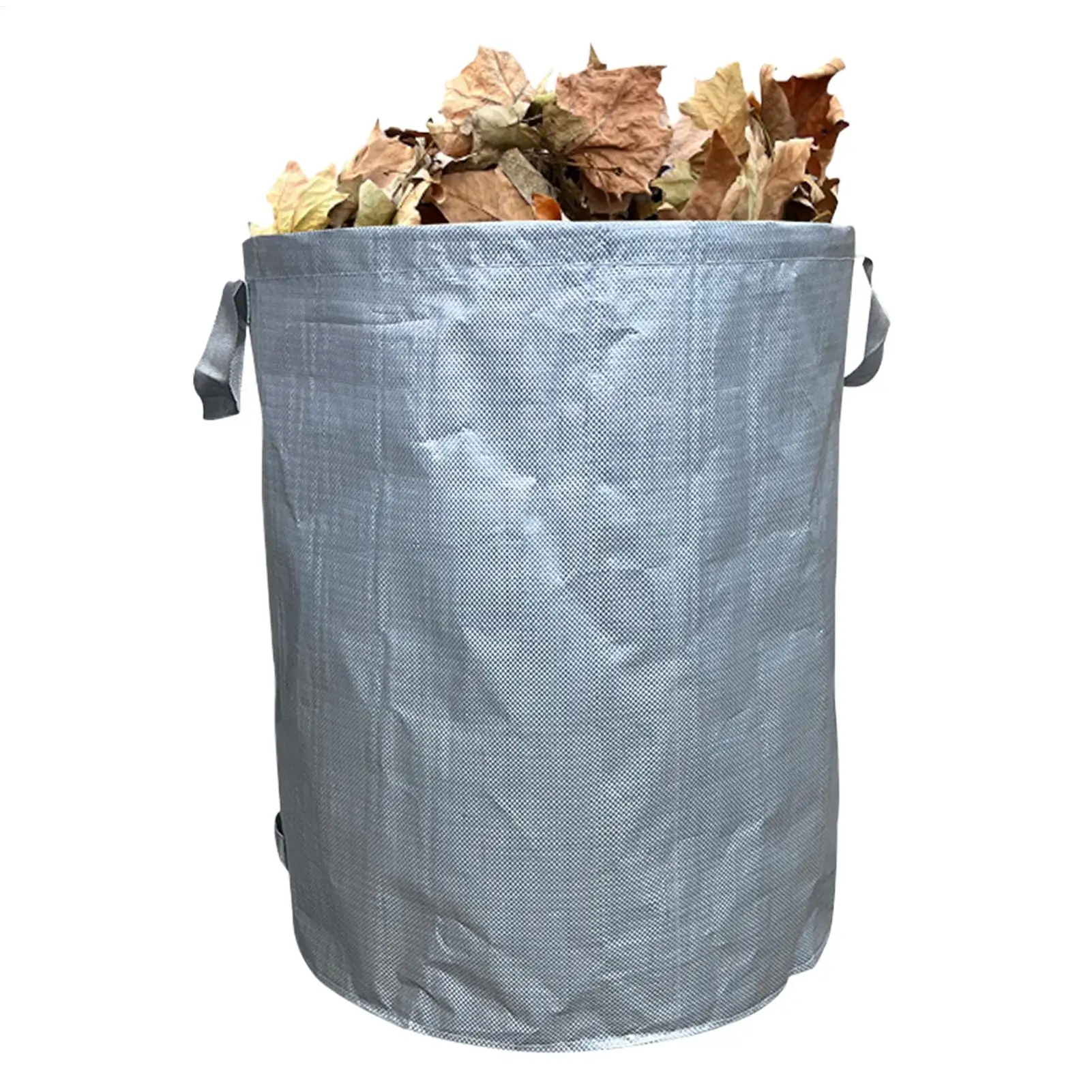 Leaves Bag Foldable Reinforced Self-Standing Container Reusable Yard Waste Bag for Grass Clippings Garbage Shrub Pine Garage