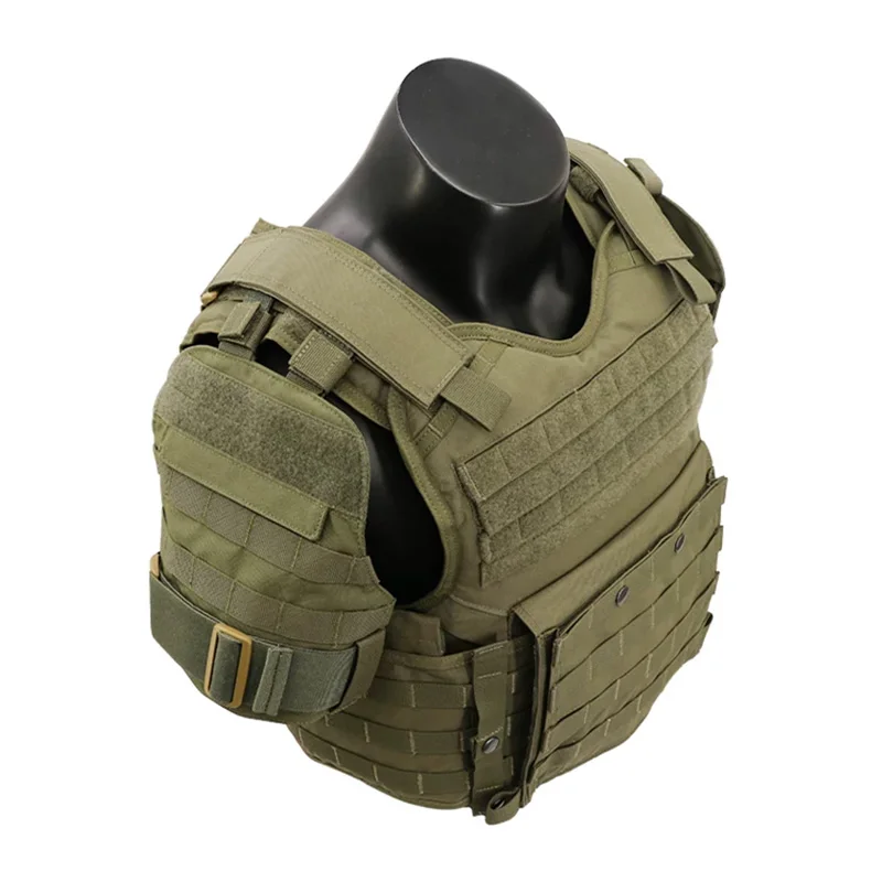 Universal Shoulder Guards for Outdoor Tactical Use Tactical Vest Add-On Extension Set 4