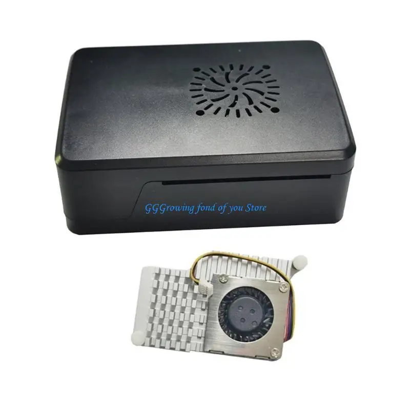 Vỏ bảo vệ H9EB với tản nhiệt quạt làm mát chủ động tùy chọn cho RPI 5