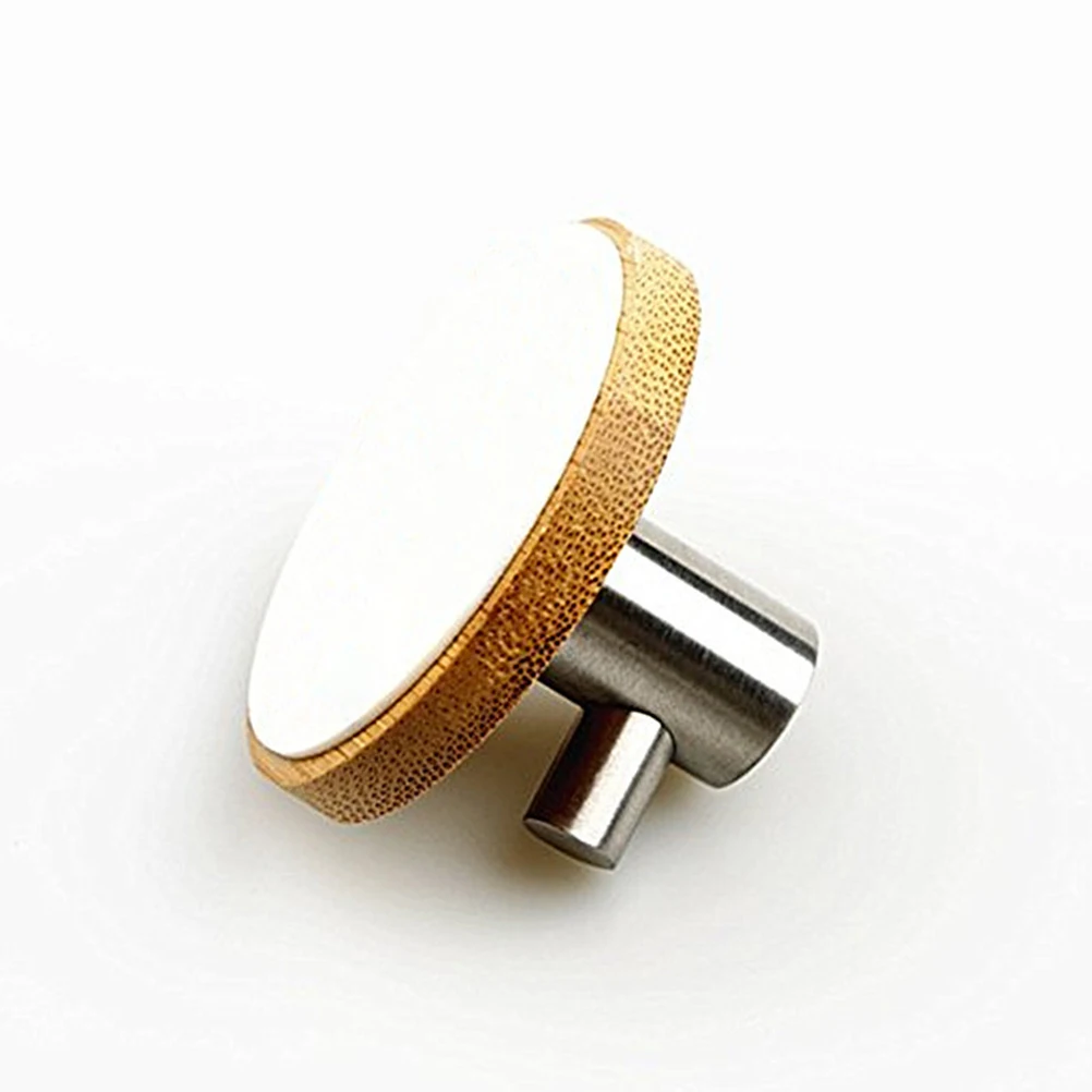 

2 Pcs Stainless Steel Wood Coat Hook Towel Hanger Rustproof Eco Friendly Wall Mount Scarf Holder No Install