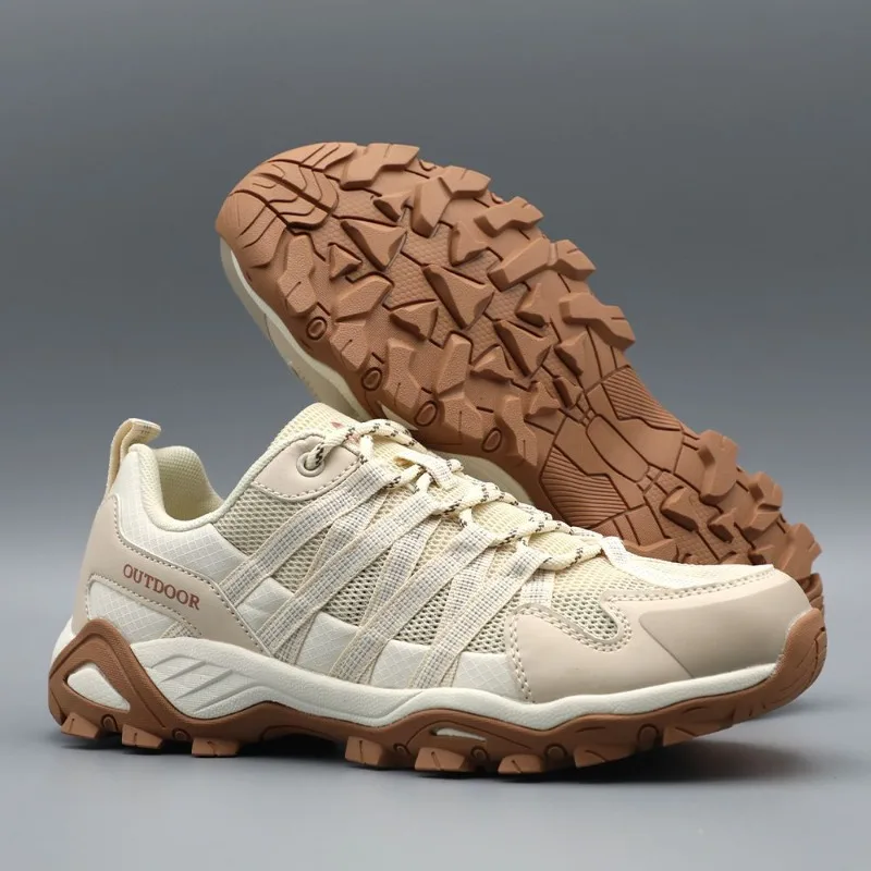 

2026 Hiking Sneakers for Unisex Thick Soled Mountain Climbing Men Women Footwear Wearable Outdoor Couples Trainers