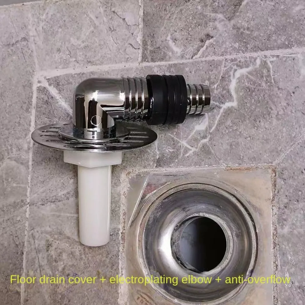 Stainless Steel Floor Drain Cover Odor Prevention Insect Control Drain Joint Double Purpose Hose Adapter Pipe Connector