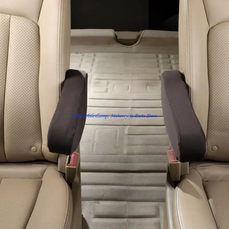 H7BD Elastic Cloth Car Armrest Cover Dustproof Centre Console Armrest Protector Cover