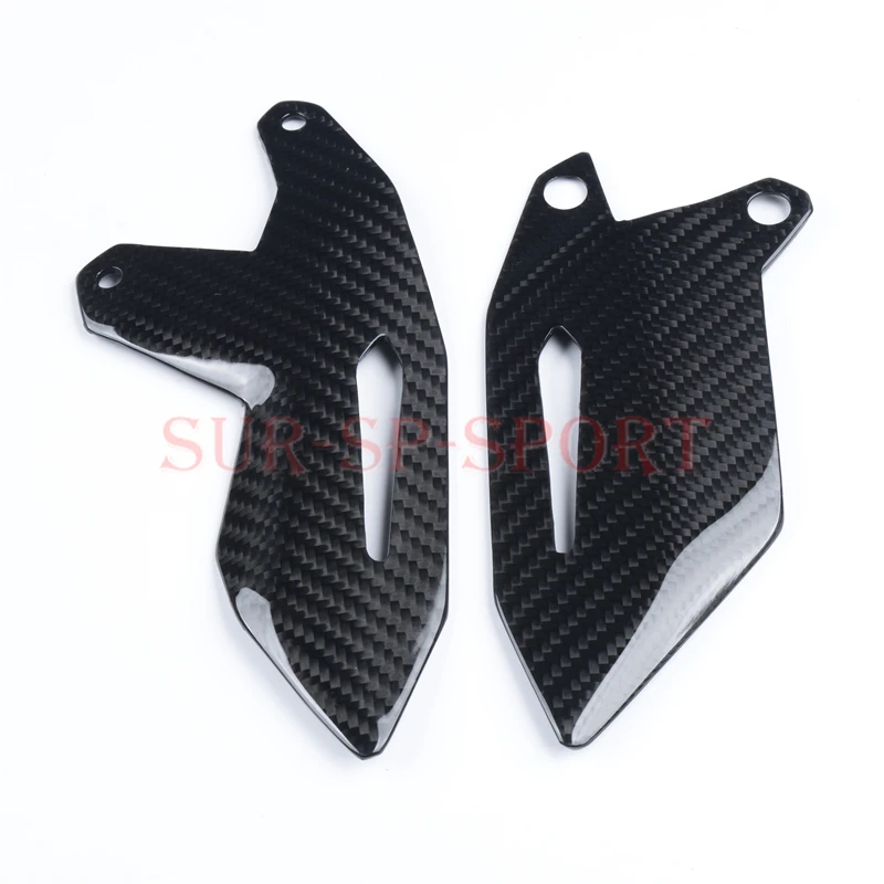 

Rearset Foot Mount Heel Guard Plates Fairing Cowl For Kawasaki H2 2023 Full Carbon Fiber 100%