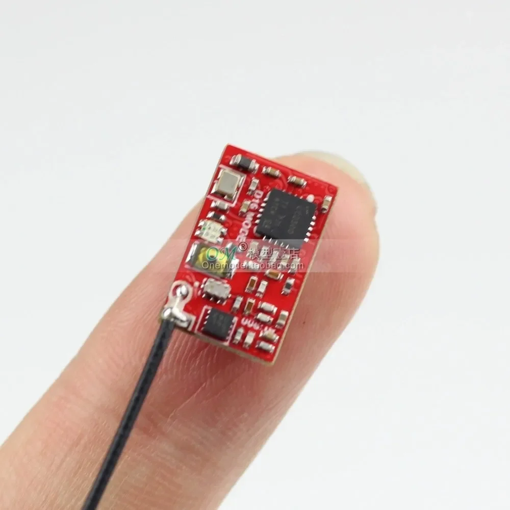 1/2 قطعة AC900 استقبال صغير RC نموذج RX Frsky D16 دعم Futaba S-FHSS FrSky D16 Flysky RSSI الطائرة بدون طيار TX ل RC سباق كوادكوبتر