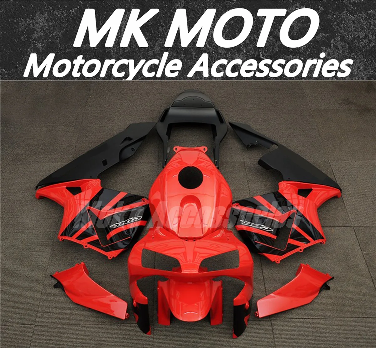 

Moke moto Motorcycle Fairings Kit Fit For Cbr600rr 2003-2004 F5 Bodywork Set High Quality ABS Injection NEW Red Black