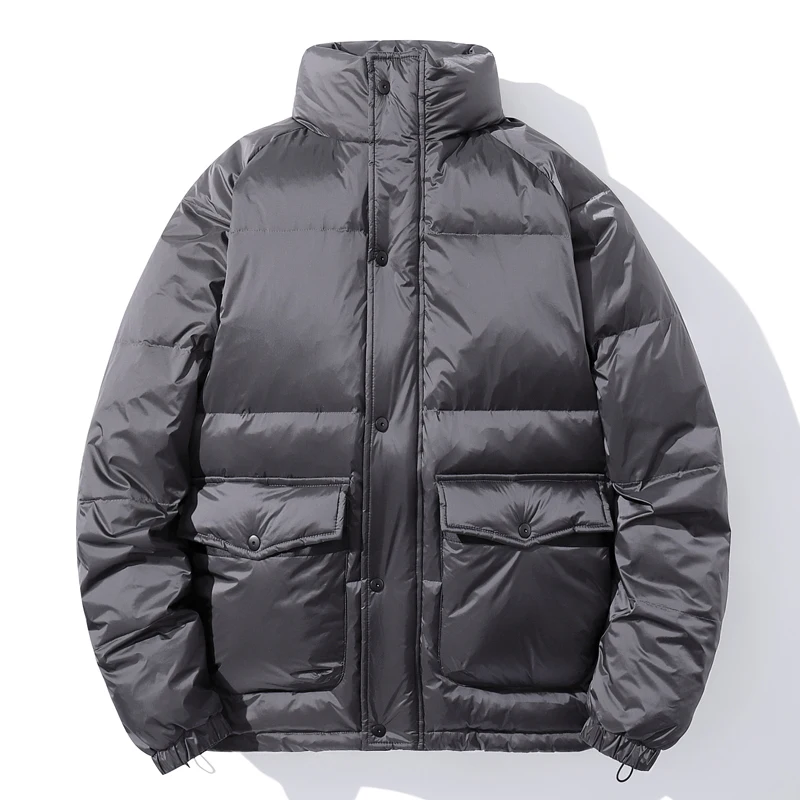 

Cotton Jacket Wind-Resistant Thickened Warm Top Quality Men Clothing Fashion Casual Style Parkas Stand Collar Roupas Masculinas